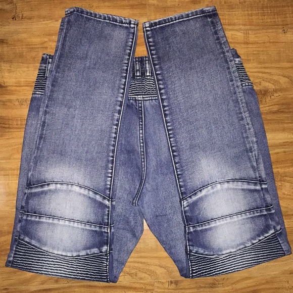 Embellish NYC Mulsanne Biker Denim (Sand Wash) - Picture 3 of 6